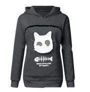 https://domiclv.com › products › women-hoodie-sweatshirt-with-cat-pet-pocket-design-long-sleeve-sweater-cat-outfit

