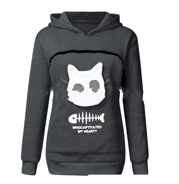 https://domiclv.com › products › women-hoodie-sweatshirt-with-cat-pet-pocket-design-long-sleeve-sweater-cat-outfit

