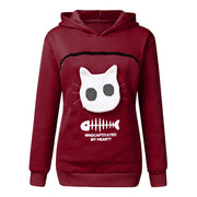 https://domiclv.com › products › women-hoodie-sweatshirt-with-cat-pet-pocket-design-long-sleeve-sweater-cat-outfit

