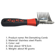 Pet comb supplies