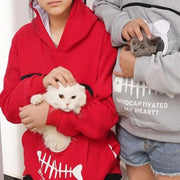 https://domiclv.com › products › women-hoodie-sweatshirt-with-cat-pet-pocket-design-long-sleeve-sweater-cat-outfit

