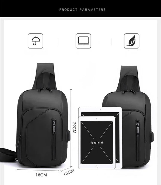 https://domiclv.com › products › 2023-mens-chest-bag-waterproof-crossbody-bag-multifunction-anti-theft-travel-bags-shoulder-bag-male-usb-charging-pouch-for-man

